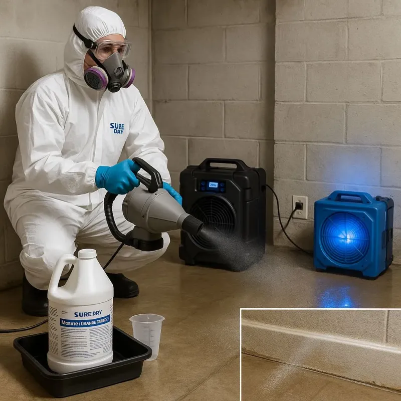Sanitization and Odor Removal process in New Kent, VA